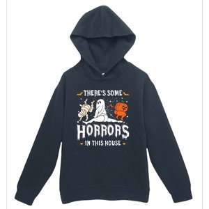 Theres Some Horrors In This House Ghost Pumpkin Halloween Urban Pullover Hoodie