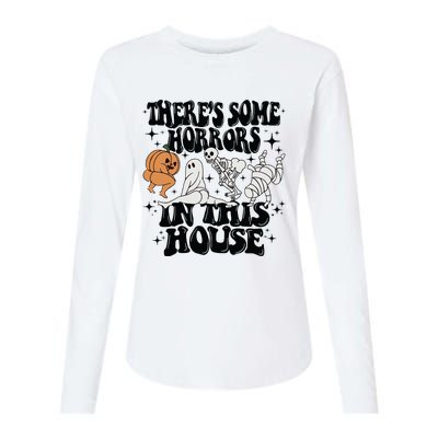 Theres Some Horrors In This House Womens Cotton Relaxed Long Sleeve T-Shirt