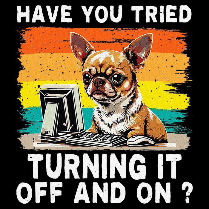 Tech Support Humor I Dog Tech Engineer I Computer It Guy Full Zip Hoodie