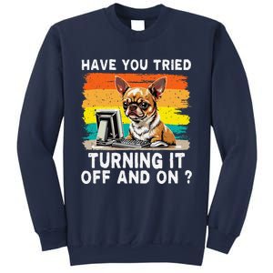 Tech Support Humor I Dog Tech Engineer I Computer It Guy Sweatshirt