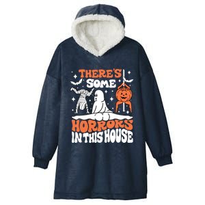 Theres Some Horrors In This House Hooded Wearable Blanket