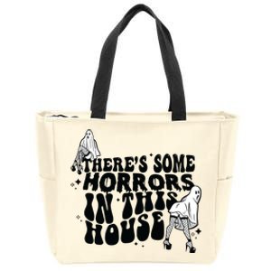 Theres Some Horrors In This House Zip Tote Bag