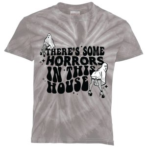 Theres Some Horrors In This House Kids Tie-Dye T-Shirt