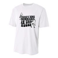 Theres Some Horrors In This House Youth Performance Sprint T-Shirt