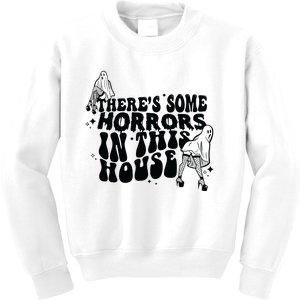 Theres Some Horrors In This House Kids Sweatshirt