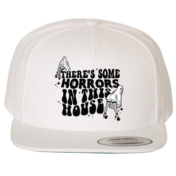 Theres Some Horrors In This House Wool Snapback Cap