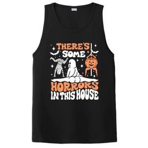 Theres Some Horrors In This House Ghost Pumpkin Halloween PosiCharge Competitor Tank