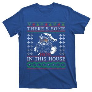 Theres Some Ho Ho Hos In This House Christmas Santa Funny Gift Cute Gift T-Shirt