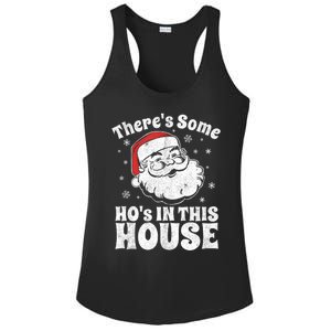 There_s Some Ho_s In This House Funny Christmas In July Gift Ladies PosiCharge Competitor Racerback Tank