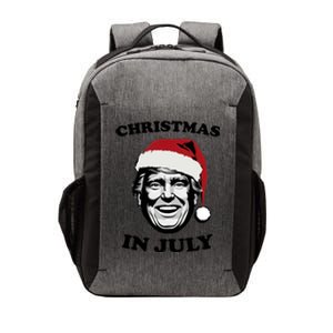 Trump Santa Hat Funny Christmas In July Gift Summer Xmas Gift Vector Backpack