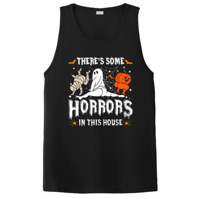 Theres Some Horrors In This House Halloween Spooky Season PosiCharge Competitor Tank