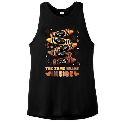 The Same Heart Inside Ladies PosiCharge Tri-Blend Wicking Tank