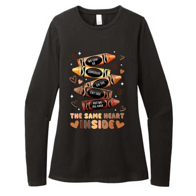 The Same Heart Inside Womens CVC Long Sleeve Shirt