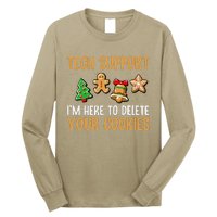 Tech Support Here To Delete Cookies Christmas Xmas Long Sleeve Shirt