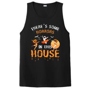 Theres Some Horrors In This House Ghost Pumpkin Halloween PosiCharge Competitor Tank