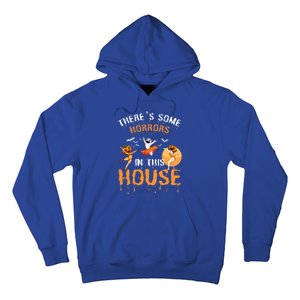 Theres Some Horrors In This House Ghost Pumpkin Halloween Hoodie