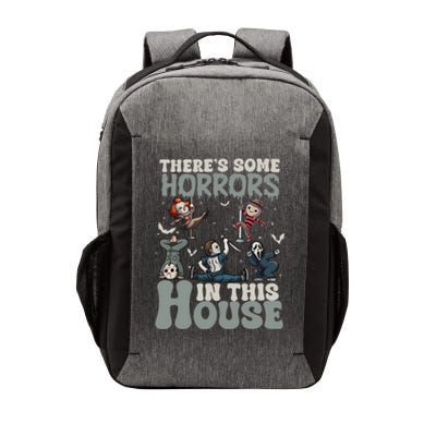 Theres Some Horrors In This House Halloween Funny Horror Characters Vector Backpack