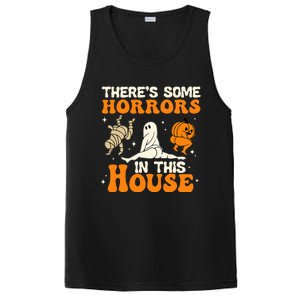 Theres Some Horrors In This House Funny Humor Halloween PosiCharge Competitor Tank