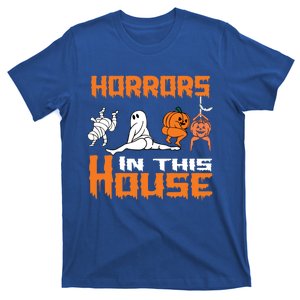 ThereS Some Horrors In This House Funny Halloween Gift T-Shirt