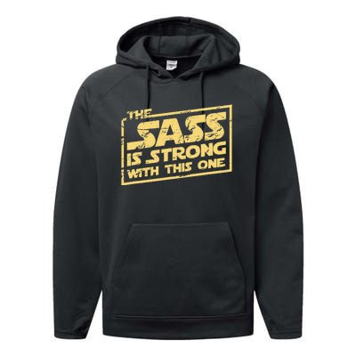 The Sass Is Strong With This One The Original Performance Fleece Hoodie