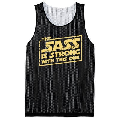 The Sass Is Strong With This One The Original Mesh Reversible Basketball Jersey Tank