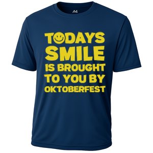 Todays Smile Is Brought To You By Oktoberfest Cooling Performance Crew T-Shirt