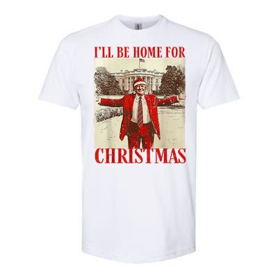 Trump Santa Ill Be Home For Christmas Softstyle CVC T-Shirt