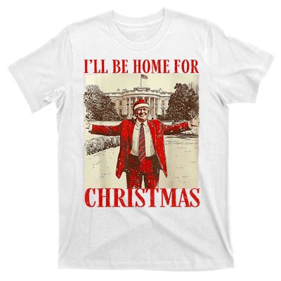 Trump Santa Ill Be Home For Christmas T-Shirt