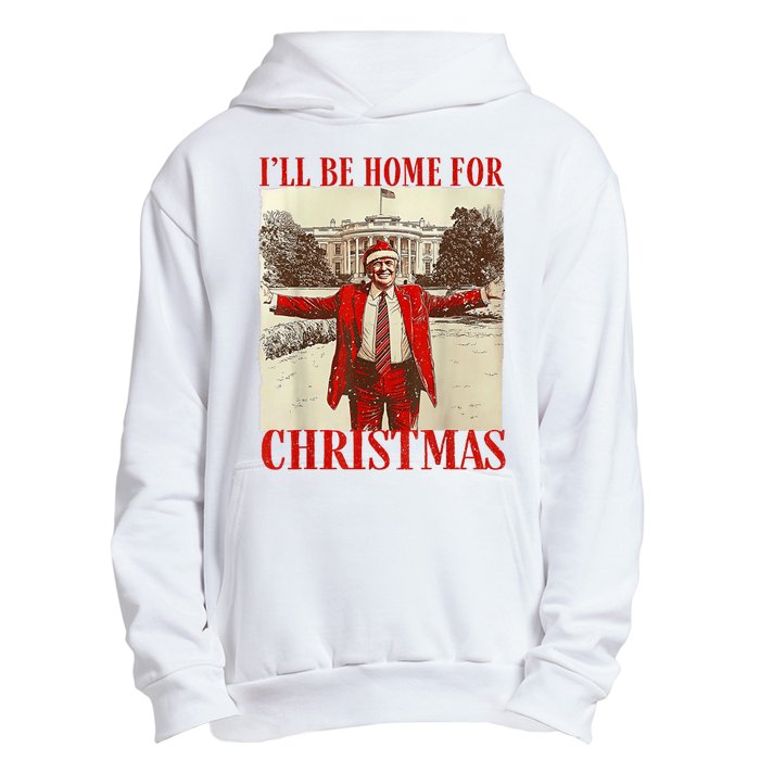 Trump Santa Ill Be Home For Christmas Urban Pullover Hoodie