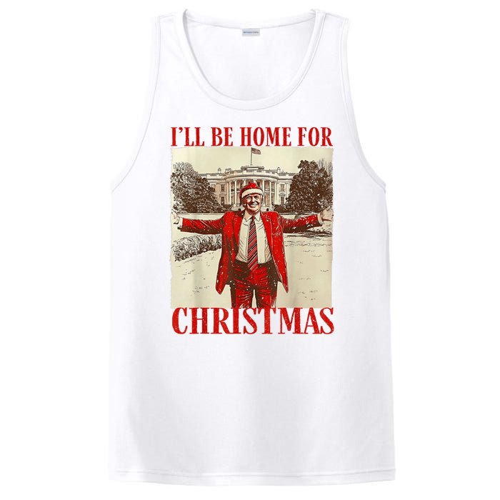 Trump Santa Ill Be Home For Christmas PosiCharge Competitor Tank