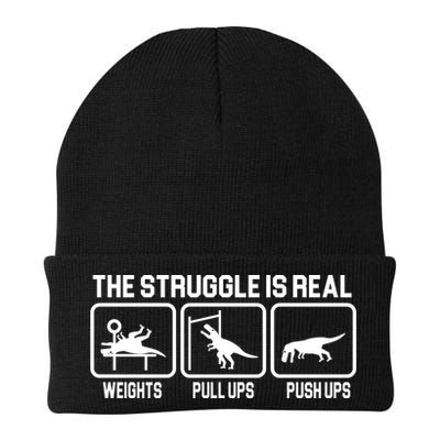 The Struggle Is Real Funny TRex Beanie
