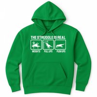 The Struggle Is Real Funny TRex Hoodie