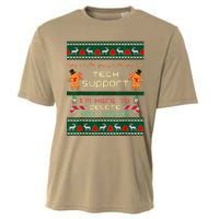 Tech Support IM Here To Delete Your Cookies Christmas Cooling Performance Crew T-Shirt