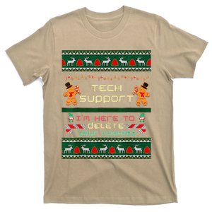 Tech Support IM Here To Delete Your Cookies Christmas T-Shirt