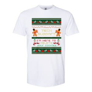 Tech Support IM Here To Delete Your Cookies Christmas Softstyle CVC T-Shirt