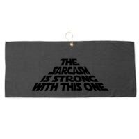 The Sarcasm Is Strong With This One Large Microfiber Waffle Golf Towel