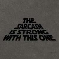 The Sarcasm Is Strong With This One Cotton Canvas Backpack