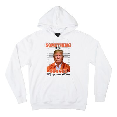 Trump Something In The Orange Tells Me Were Not Done Hoodie