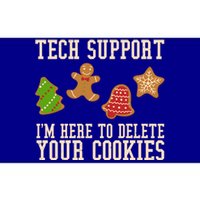 Tech Support Im Here To Delete Your Cookies Funny Christmas Holiday Bumper Sticker