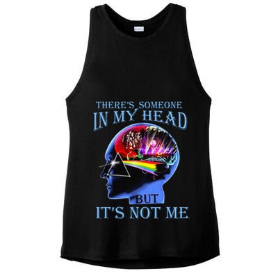 There’S Someone In My Head But It’S Not Me Ladies PosiCharge Tri-Blend Wicking Tank