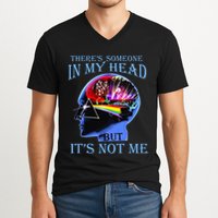 There’S Someone In My Head But It’S Not Me V-Neck T-Shirt