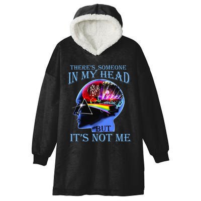 There’S Someone In My Head But It’S Not Me Hooded Wearable Blanket