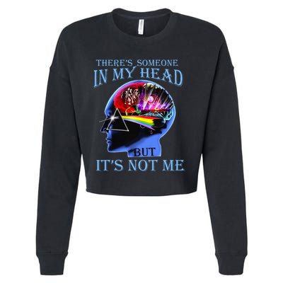 There’S Someone In My Head But It’S Not Me Cropped Pullover Crew