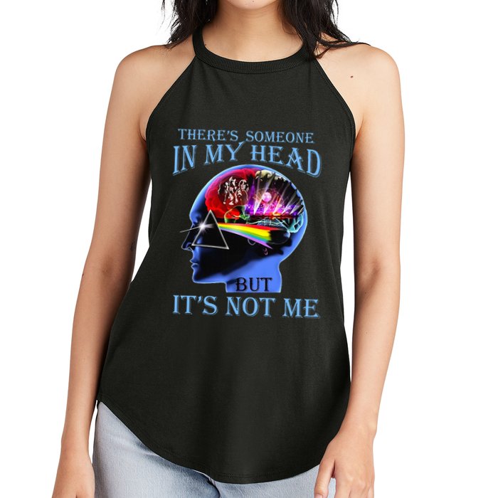 There’S Someone In My Head But It’S Not Me Women's Perfect Tri Rocker Tank