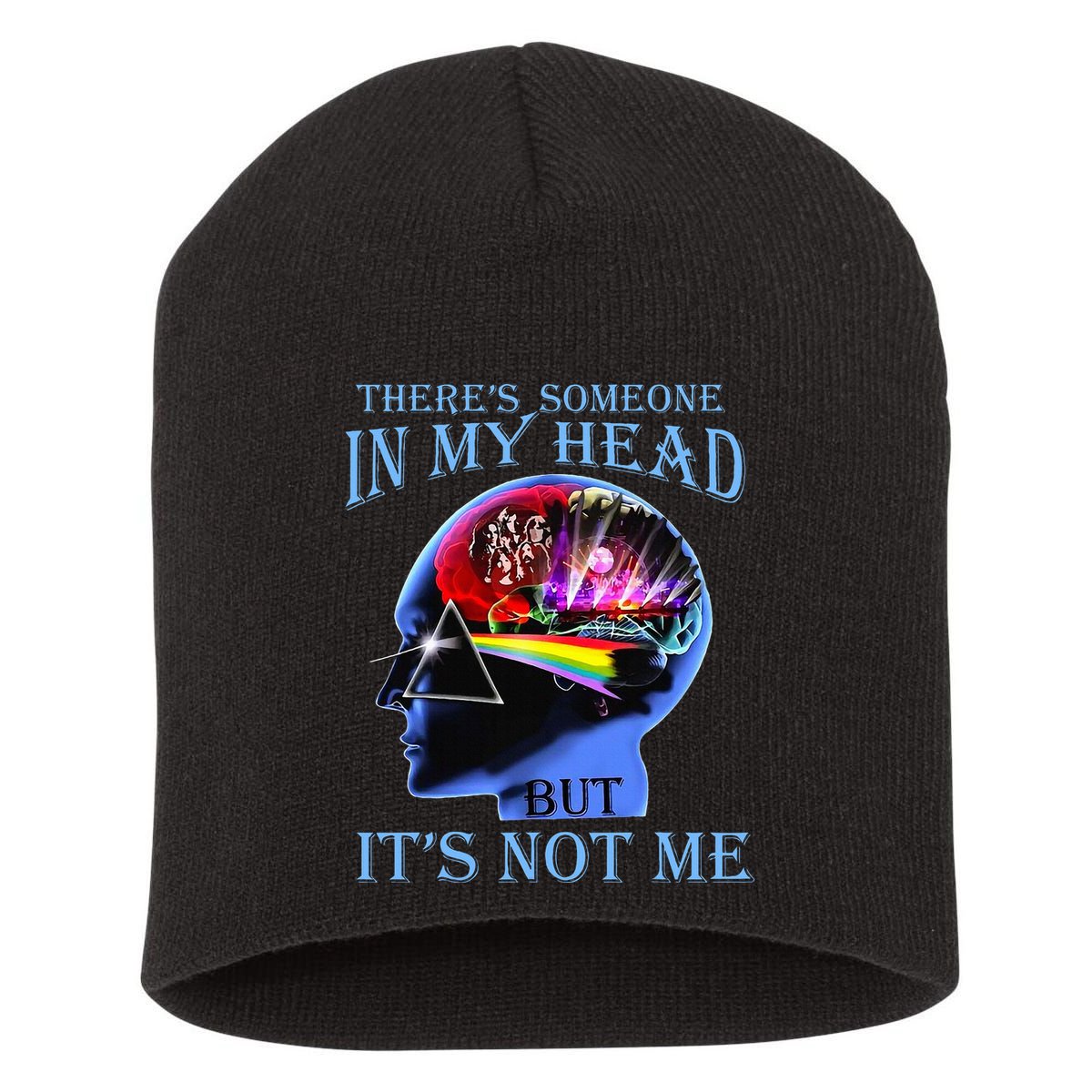 There’S Someone In My Head But It’S Not Me Short Acrylic Beanie