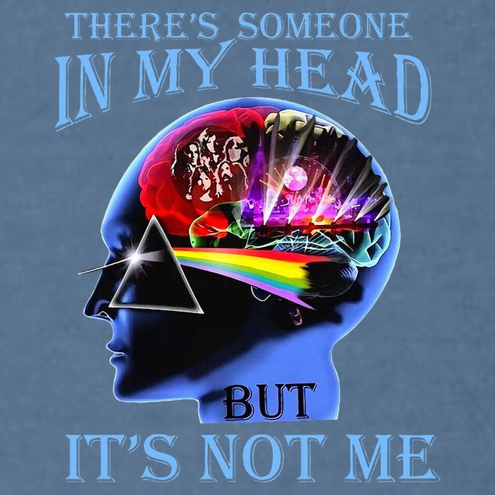 There’S Someone In My Head But It’S Not Me Garment-Dyed Sweatshirt