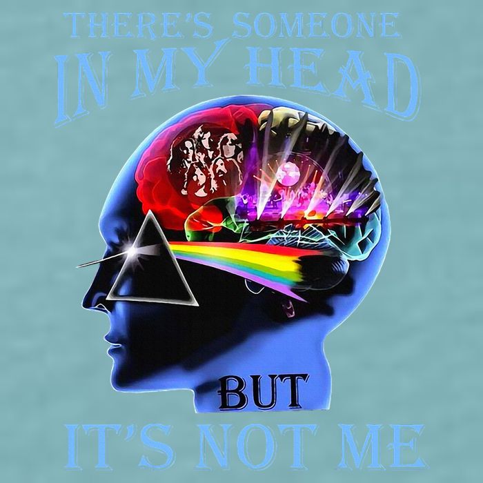 There’S Someone In My Head But It’S Not Me Sueded Cloud Jersey T-Shirt