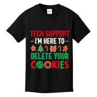 Tech Support IM Here To Delete Your Cookies Funny It Nerds Kids T-Shirt