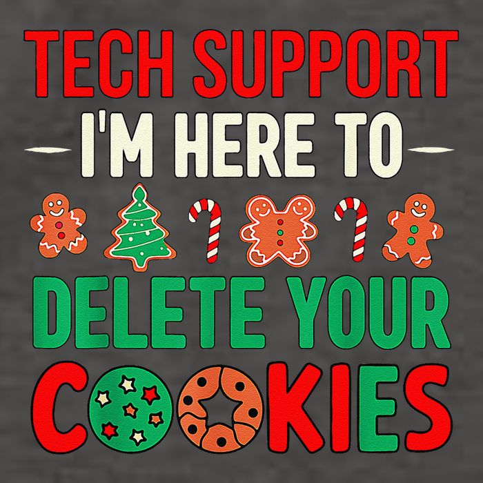 Tech Support IM Here To Delete Your Cookies Funny It Nerds Vector Backpack