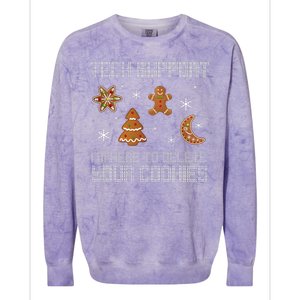 Tech Support I'm Here To Delete Your Cookies Colorblast Crewneck Sweatshirt